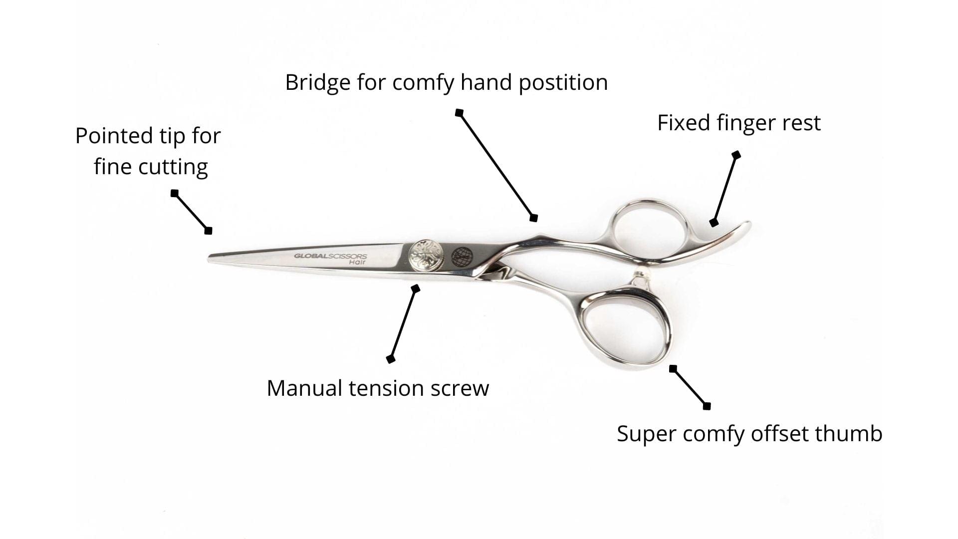 Archer 5.5, 6, 6.5 or 7 Inch Cutting Scissor