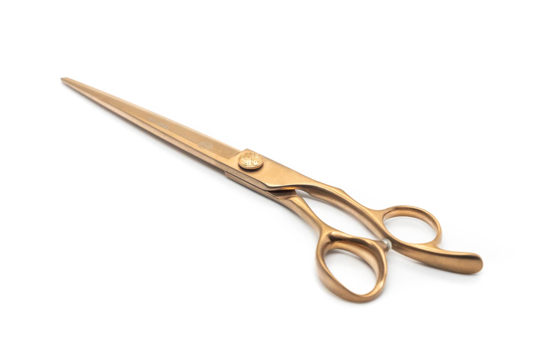 Aspen Lt Rose Gold Pet Grooming 7.5 inch Cutting Scissor