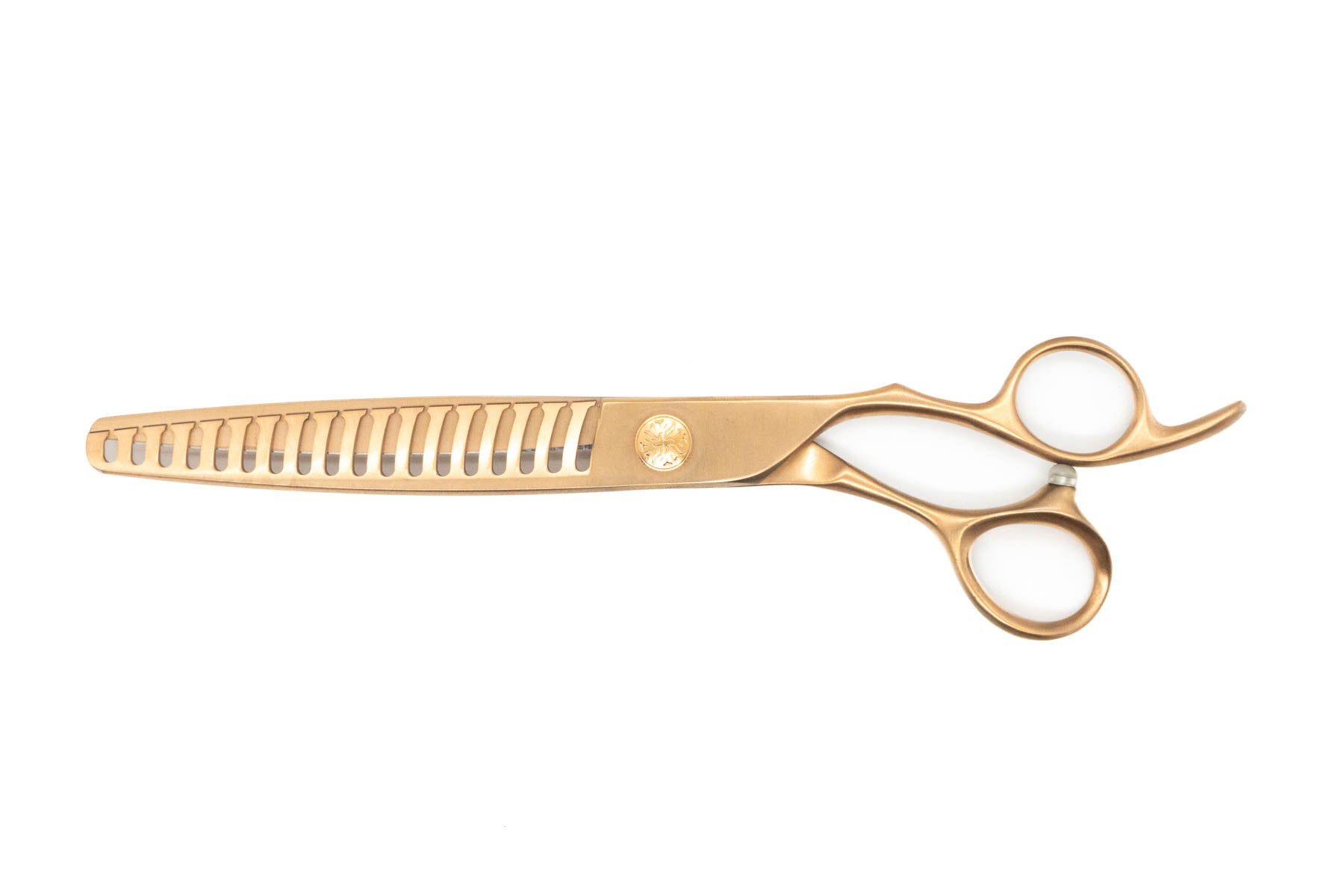 Aspen Lt Rose Gold Pet Grooming 7.5 inch 'CHUNKER' Thinning Scissor