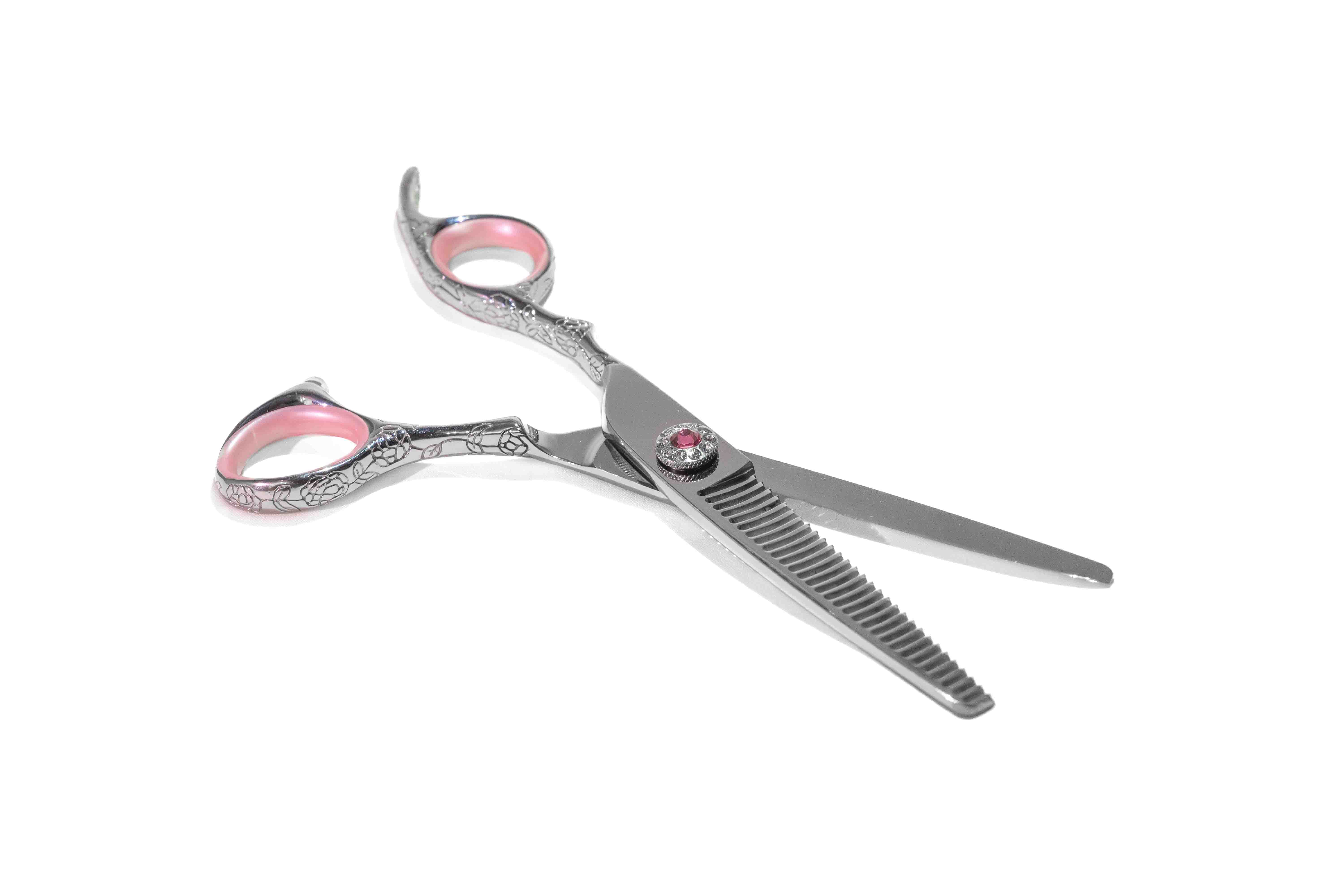 Aria 'Left Handed' 5.5 Inch Cutting & 6 Inch Thinning Scissor Bundle