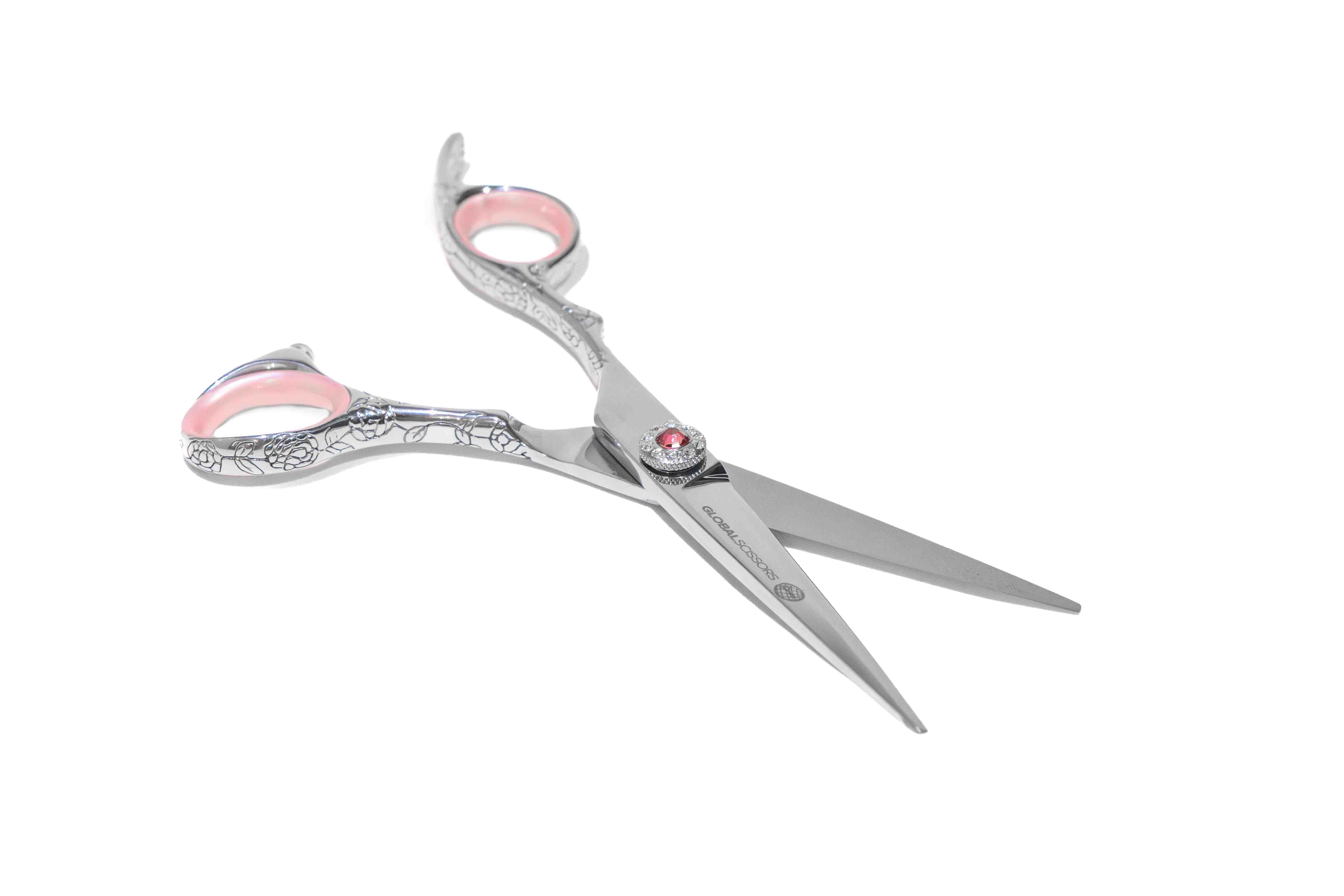 Aria 'Left Handed' 5.5 Inch Cutting & 6 Inch Thinning Scissor Bundle