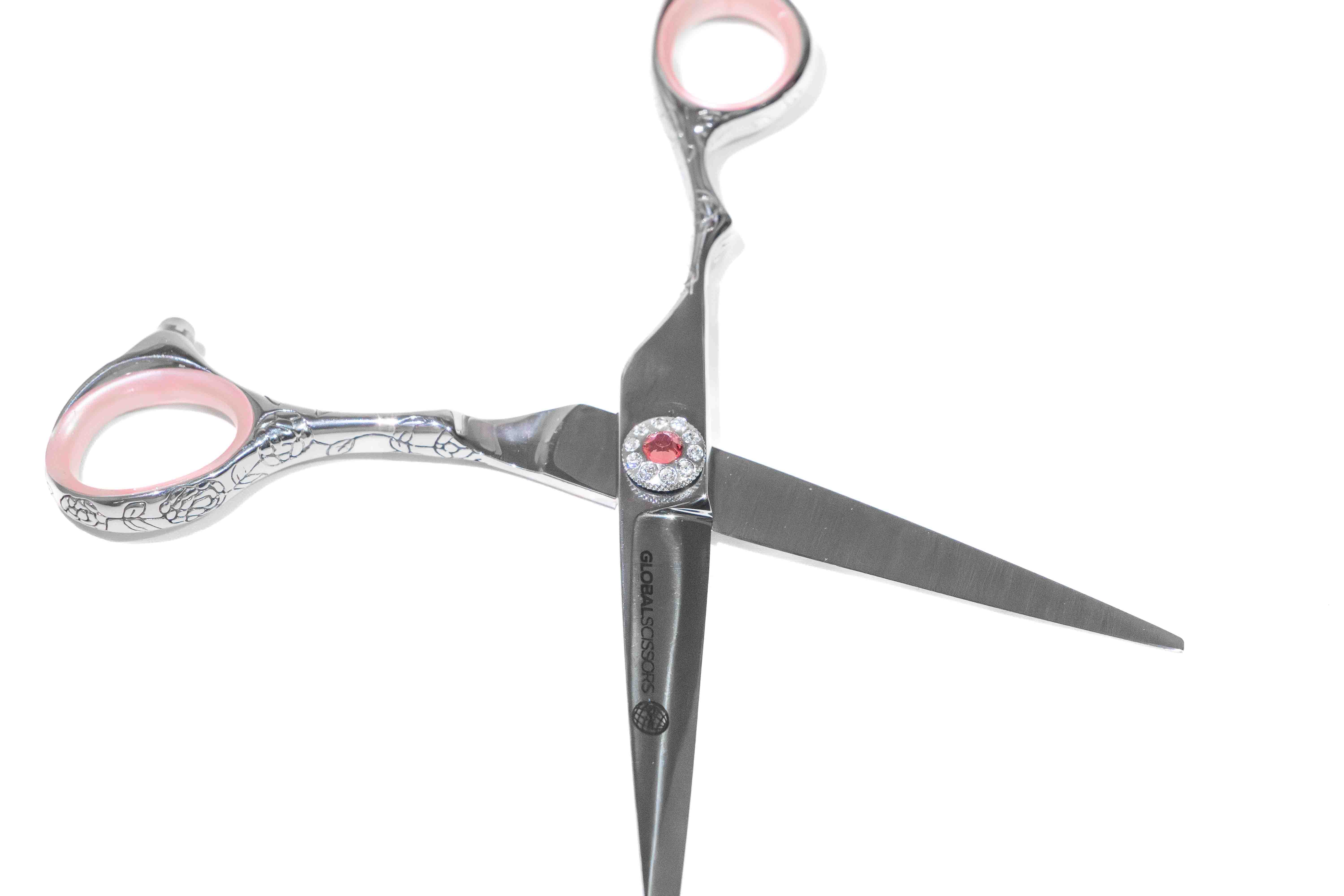 Aria 'Left Handed' 5.5 Inch Cutting & 6 Inch Thinning Scissor Bundle