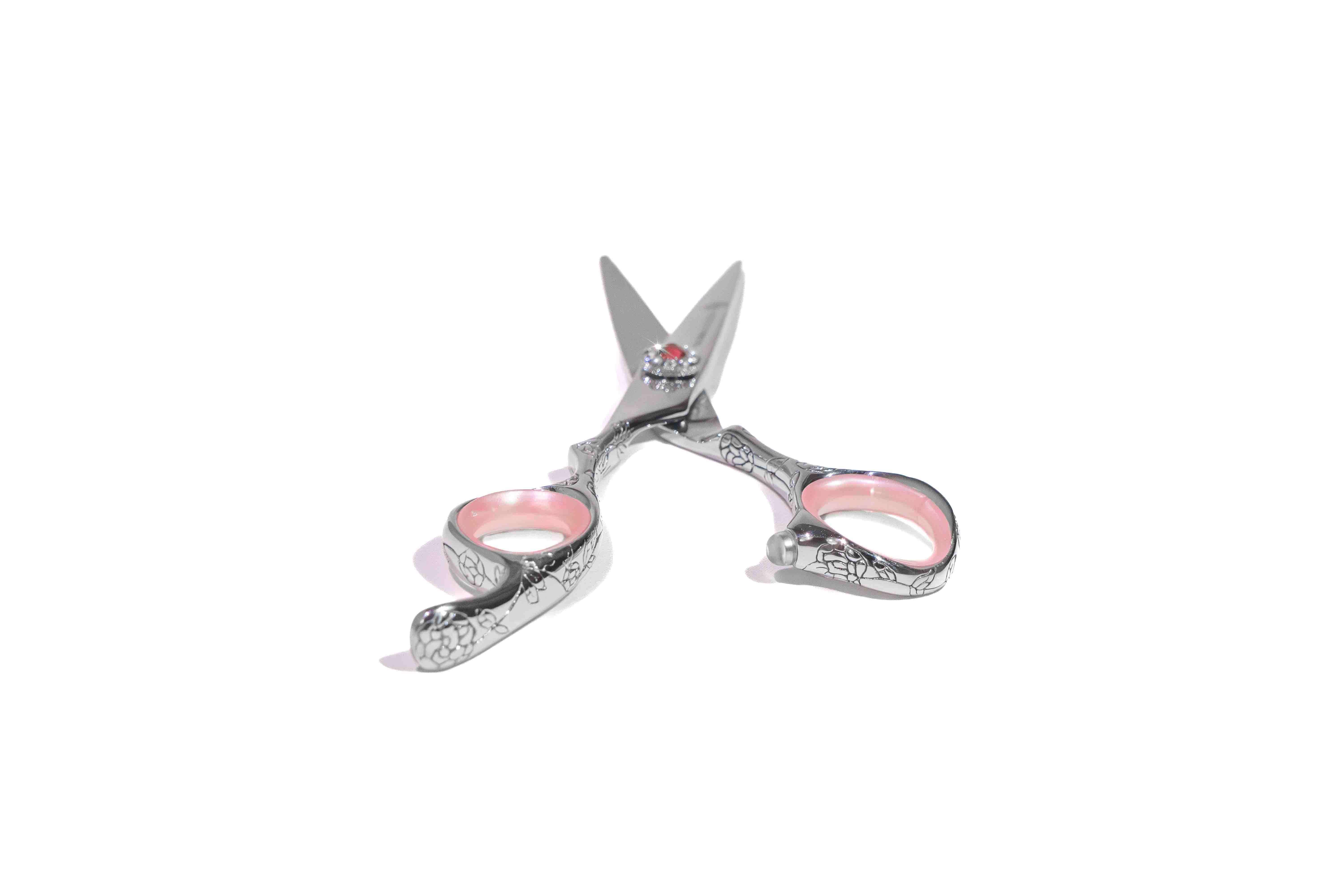 Aria 'Left Handed' 5.5 Inch Cutting & 6 Inch Thinning Scissor Bundle