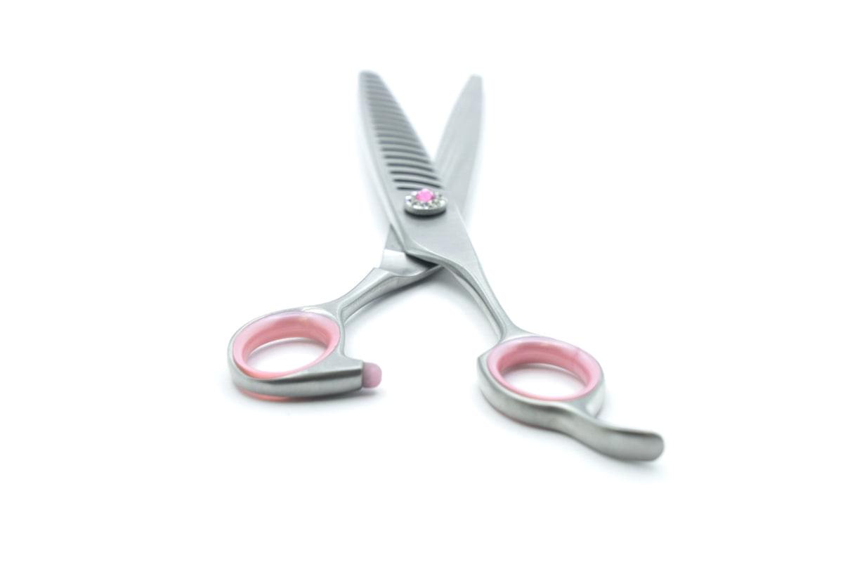 Brady 7.5 inch Pink Diamond Pet Grooming 'CHUNKER' Thinning Scissor