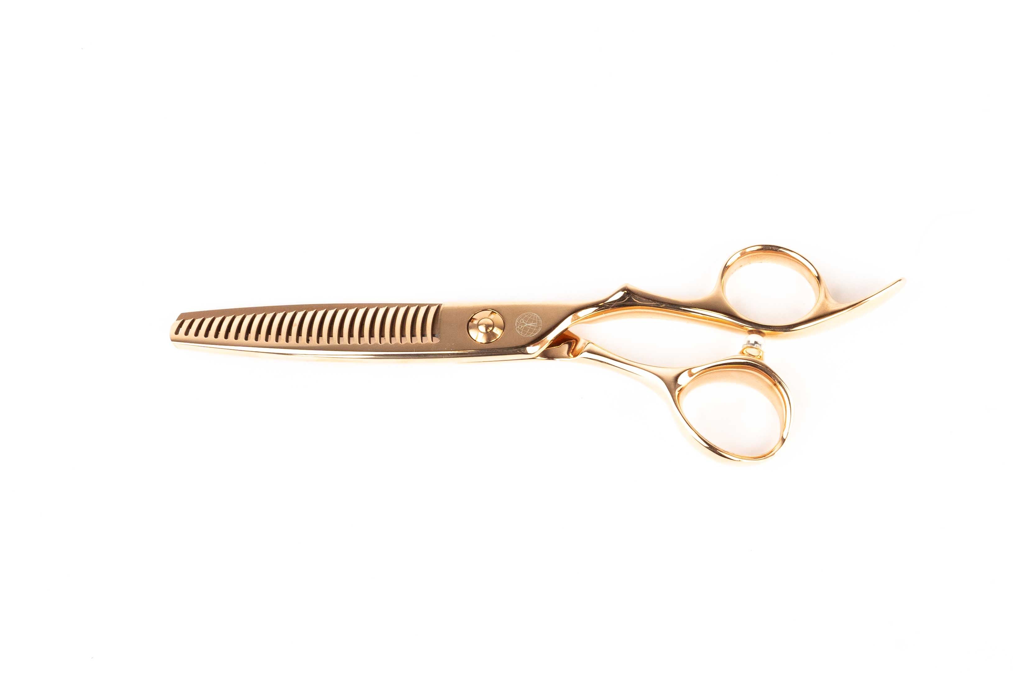 Indiana Light Rose Gold 6 Inch Cutting 6 Inch Thinning Scissor Set
