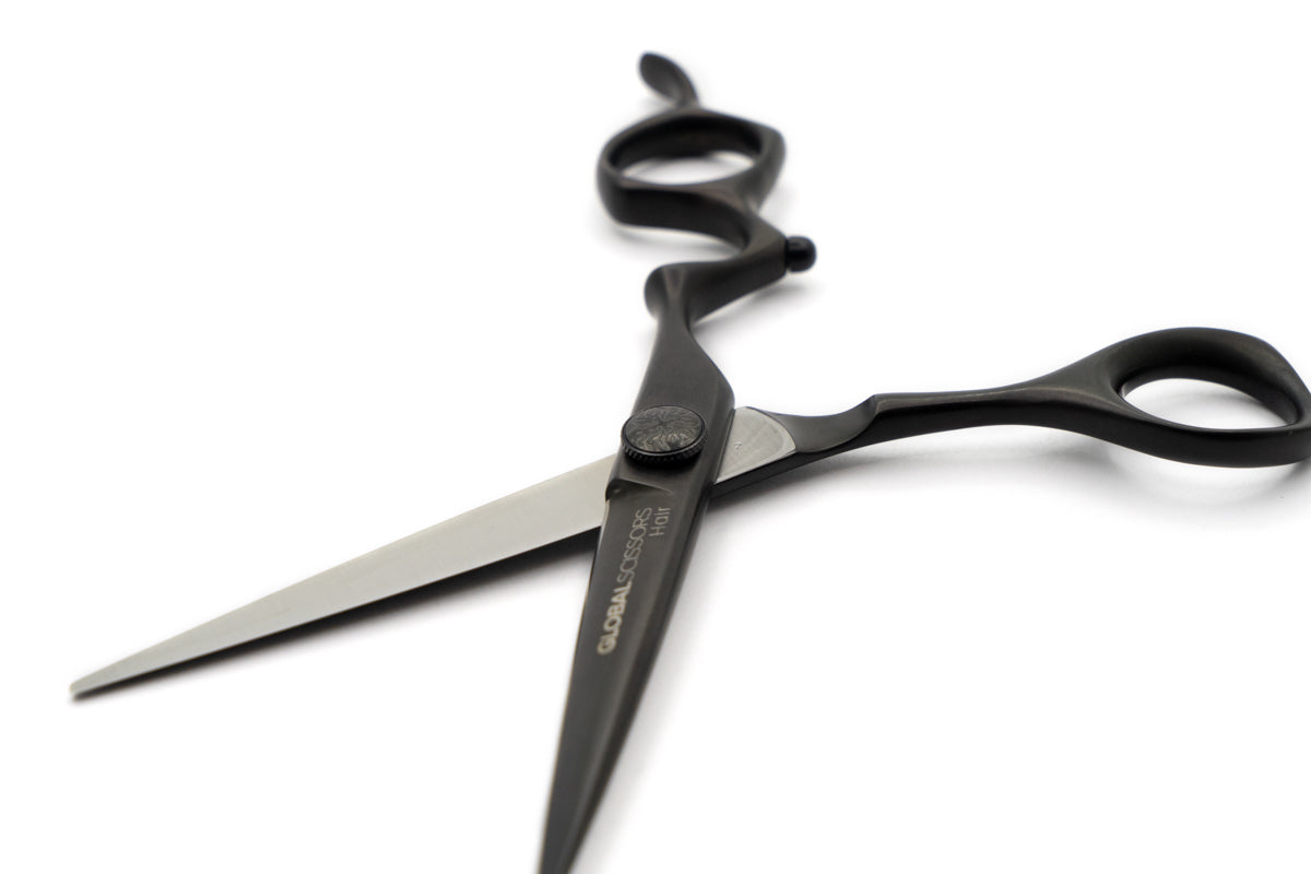 Raven Matte Black 6 Inch, 6.5 Inch OR 7 Inch Cutting & 6 Inch Thinning Scissor Bundle