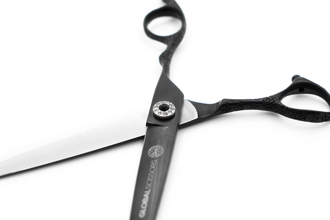 Panther Matte Black Pet Grooming 7.5 inch Cutting Scissor