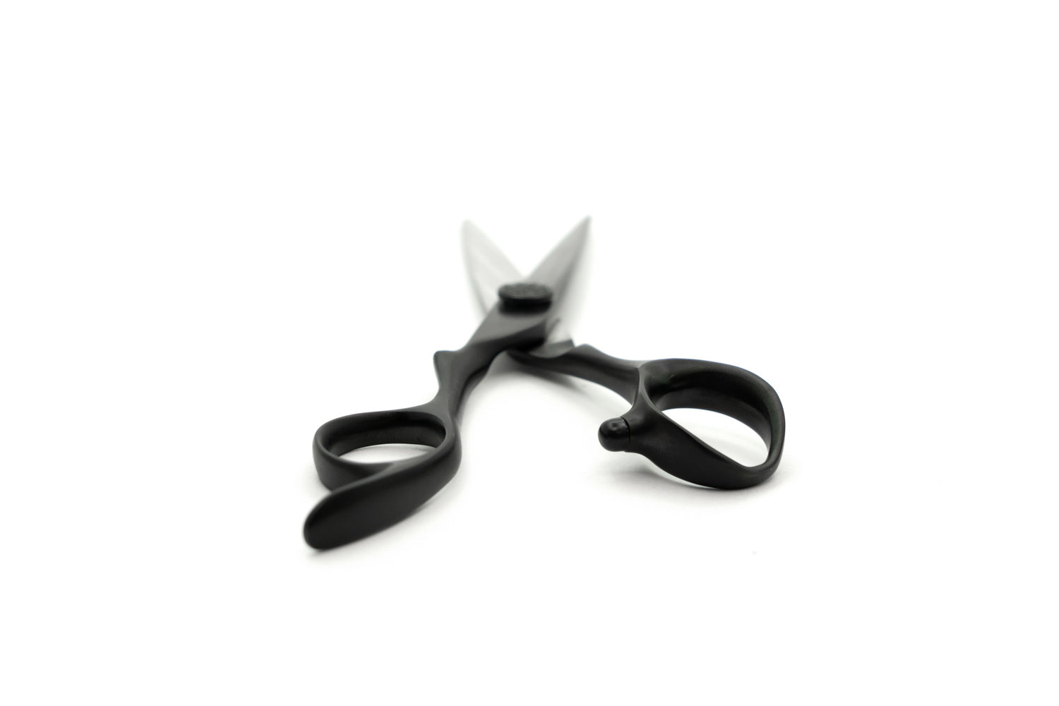 Ebony Matte Black 'Left Handed' 6 Inch Cutting & 6 Inch Thinning Scissor Bundle