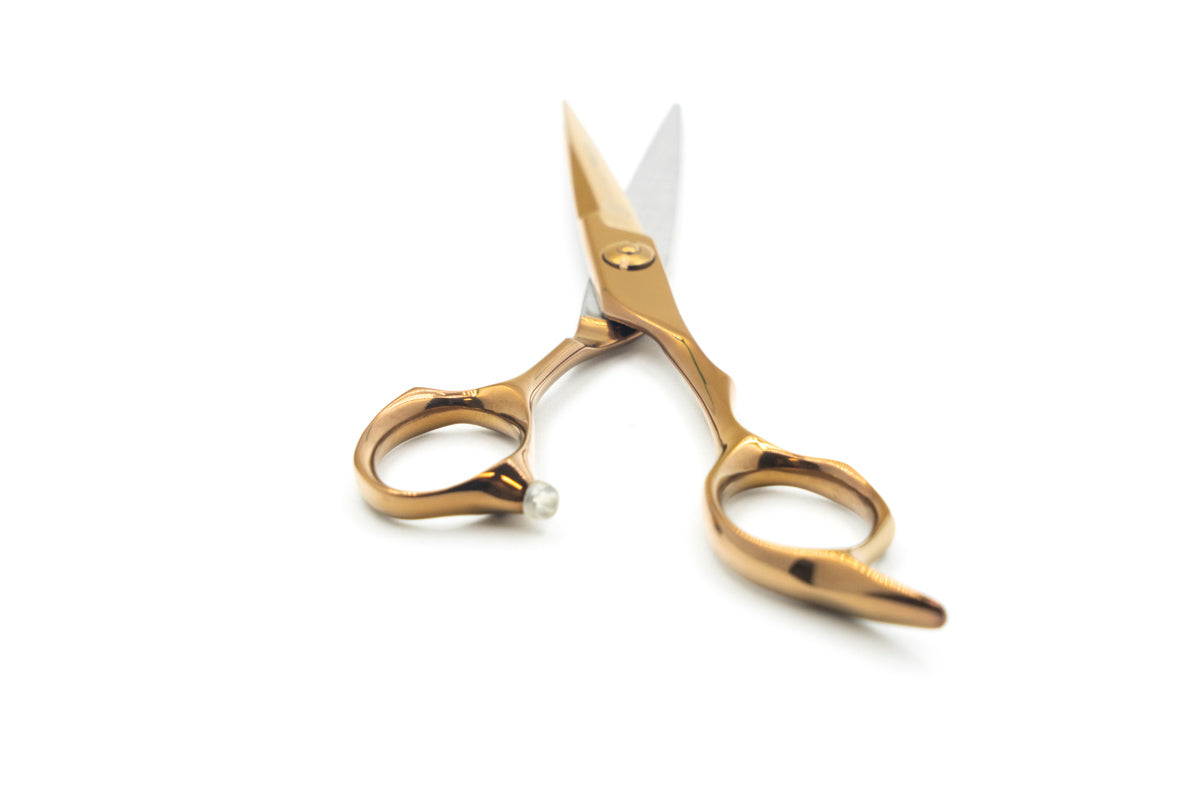 Harlow 'Rose Gold' 5.5 inch Cutting & 6 Inch Thinning Scissor Bundle