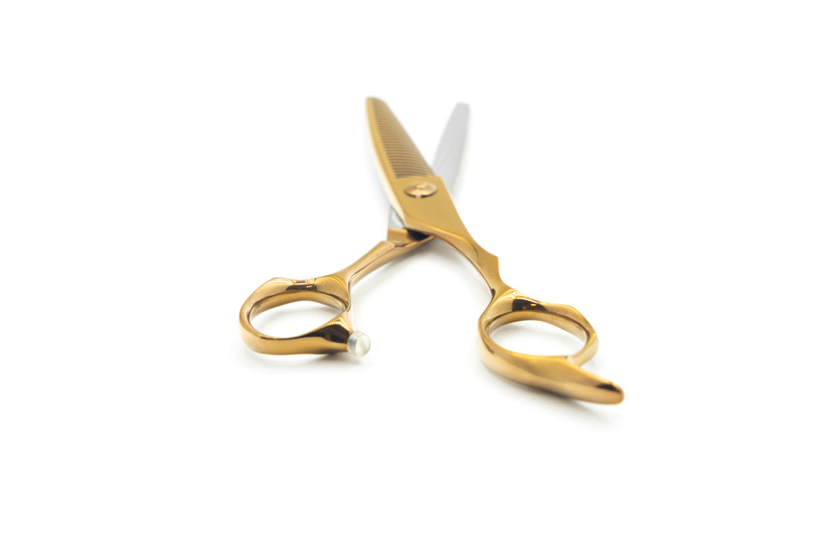 Harlow 'Rose Gold' 5.5 inch Cutting & 6 Inch Thinning Scissor Bundle